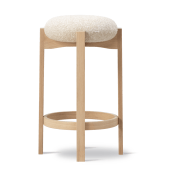 Pioneer skammel høj - Zero 0001-lakeret eg - Fredericia Furniture