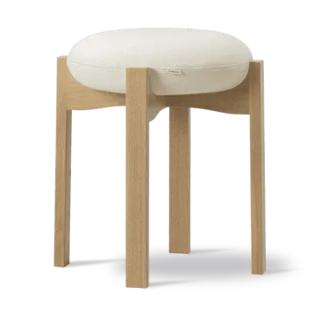 Pioneer skammel lav - Vidar 0106-lakeret egetræ - Fredericia Furniture