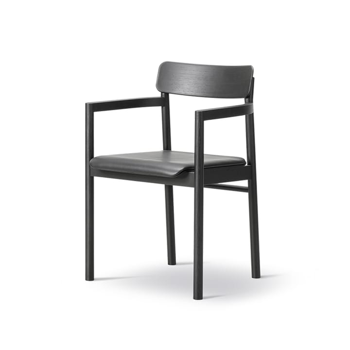 Post 3445 karmstol - Sortlakeret eg - Fredericia Furniture