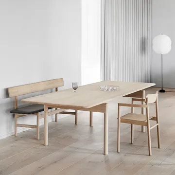 Post 6442 spisebord - Sæbet  eg, 100x320 cm - Fredericia Furniture