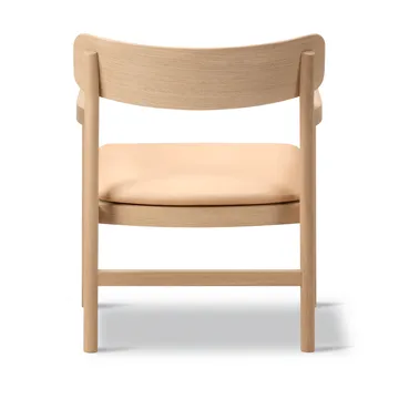 Post loungestol - Vegeta læder-lysolieret eg - Fredericia Furniture