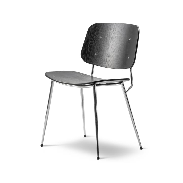 Søborg Metal stol - Sort-kromstel - Fredericia Furniture