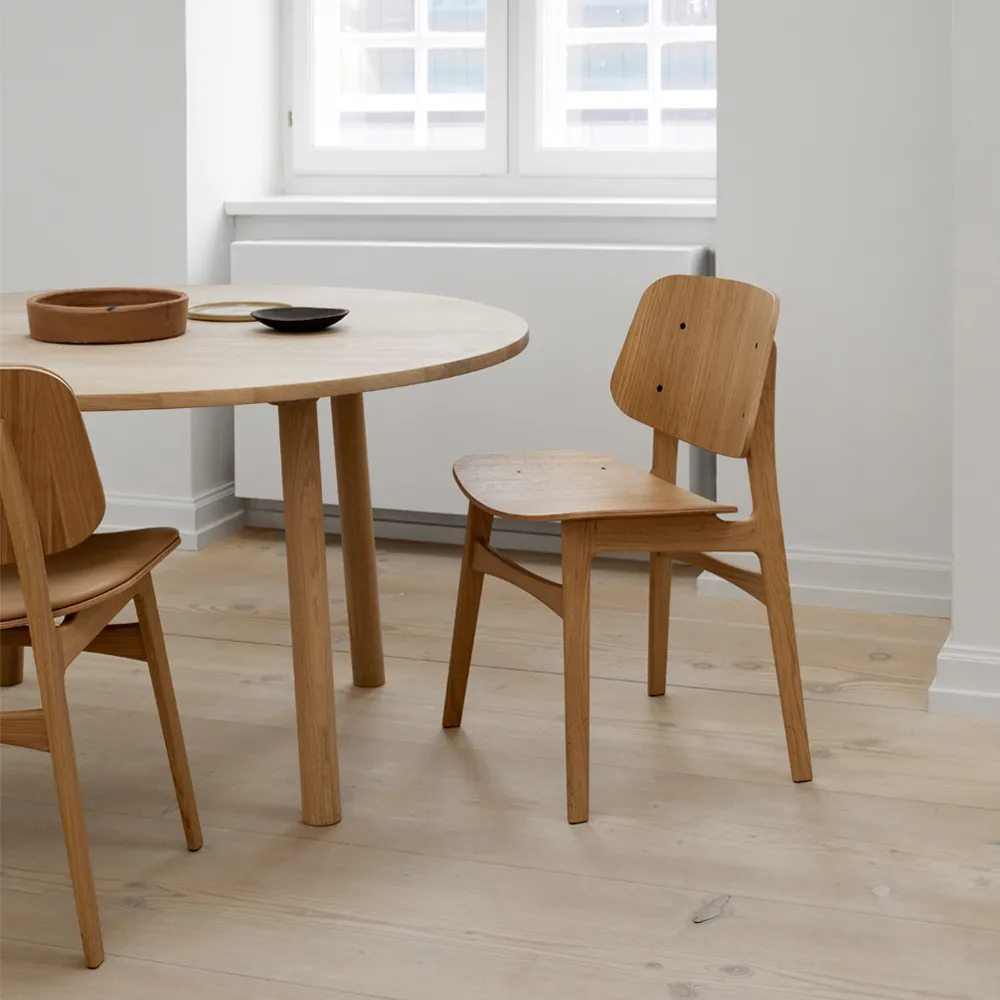 Søborg wood stol, Klarlakeret eg Fredericia Furniture