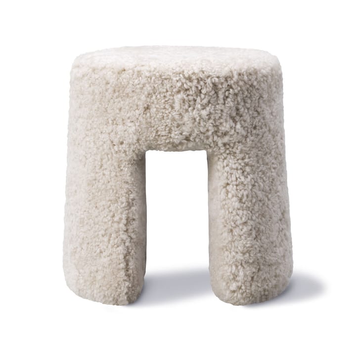 Sequoia siddepuf - Fåreskind moonlight - Fredericia Furniture