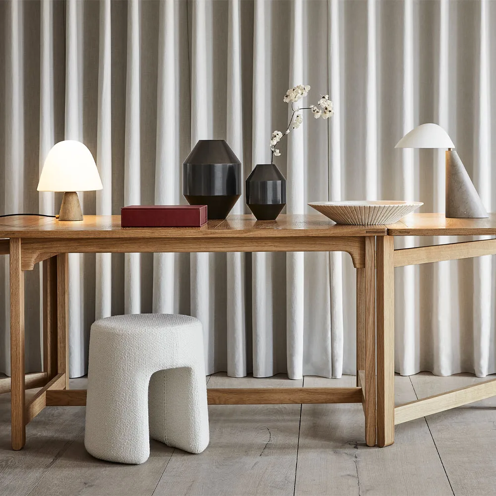 Sequoia siddepuf, Hallingdal 110 grey Fredericia Furniture