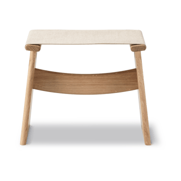 Seto skammel - Naturel canvas-olieret eg - Fredericia Furniture