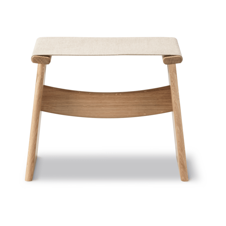 Seto skammel, Naturel canvas-olieret eg Fredericia Furniture