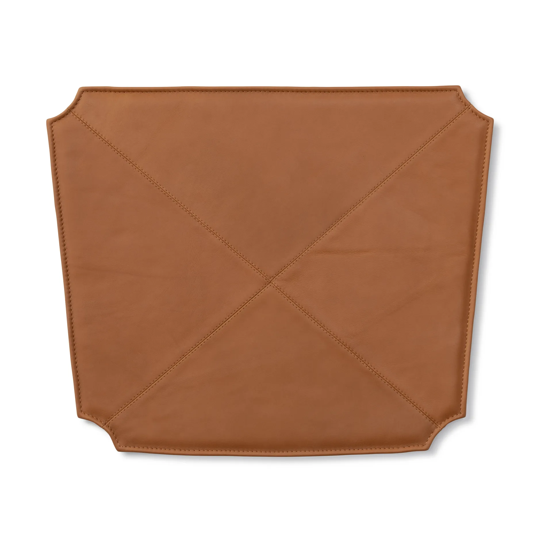 Siddyne i læder til J39 stol, Læder Cera 905 Russet Brown Fredericia Furniture