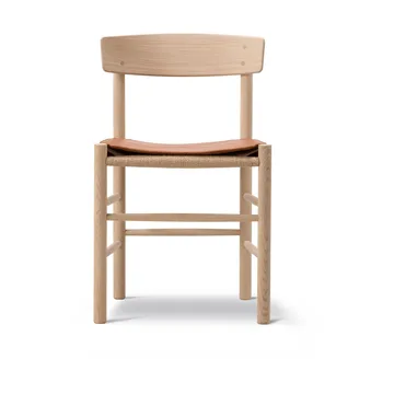 Siddyne i læder til J39 stol - Læder Cera 905 Russet Brown - Fredericia Furniture