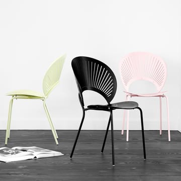 Trinidad 3398 stol - Klarlakeret bøg-ben krom - Fredericia Furniture
