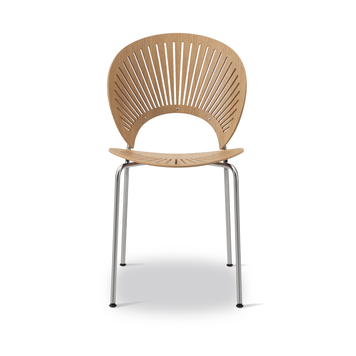 Trinidad 3398 stol - Oljedejet egetræ-rustfrit børstet stål - Fredericia Furniture