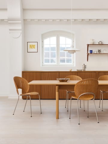 Trinidad 3398 stol - Oljedejet egetræ-rustfrit børstet stål - Fredericia Furniture
