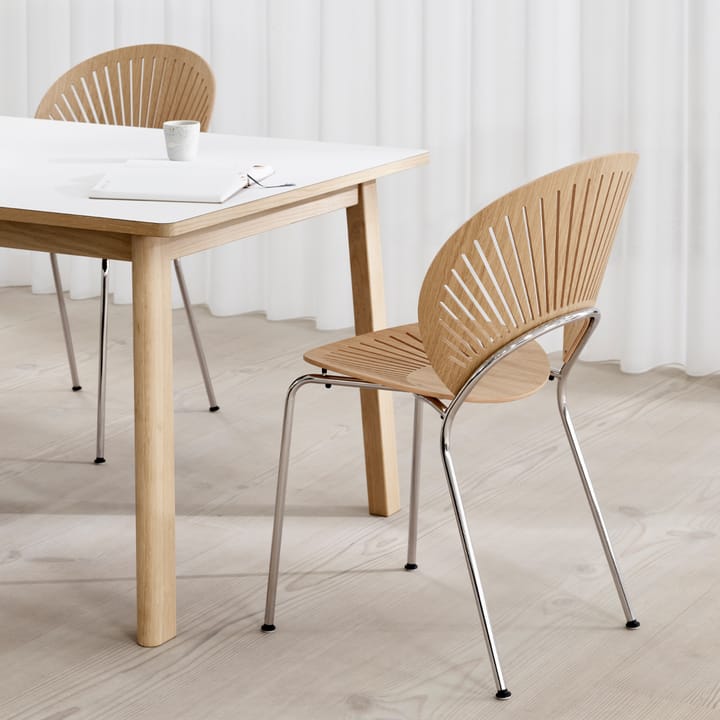 Trinidad 3398 stol, Sortbejdset ask-ben sort Fredericia Furniture