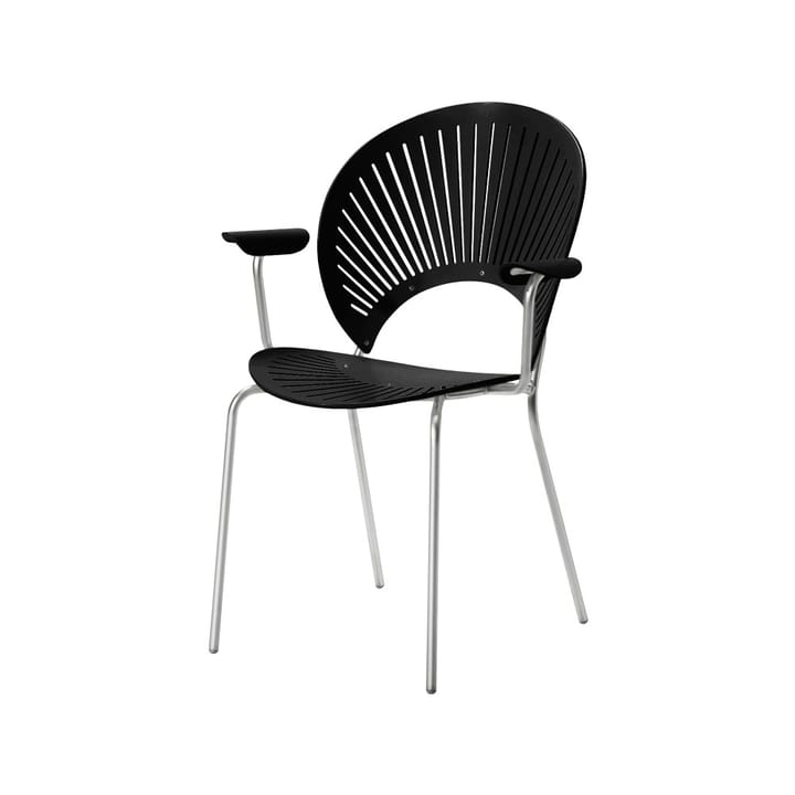 Trinidad 3399 karmstol - Sort-krommede ben - Fredericia Furniture