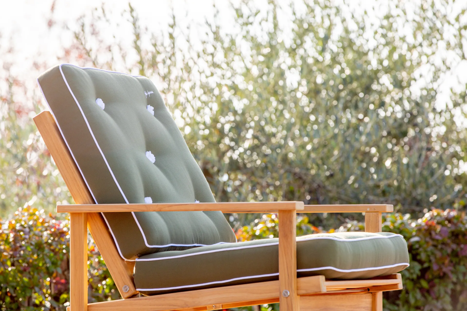 05 lænestol, Teak Fri Form