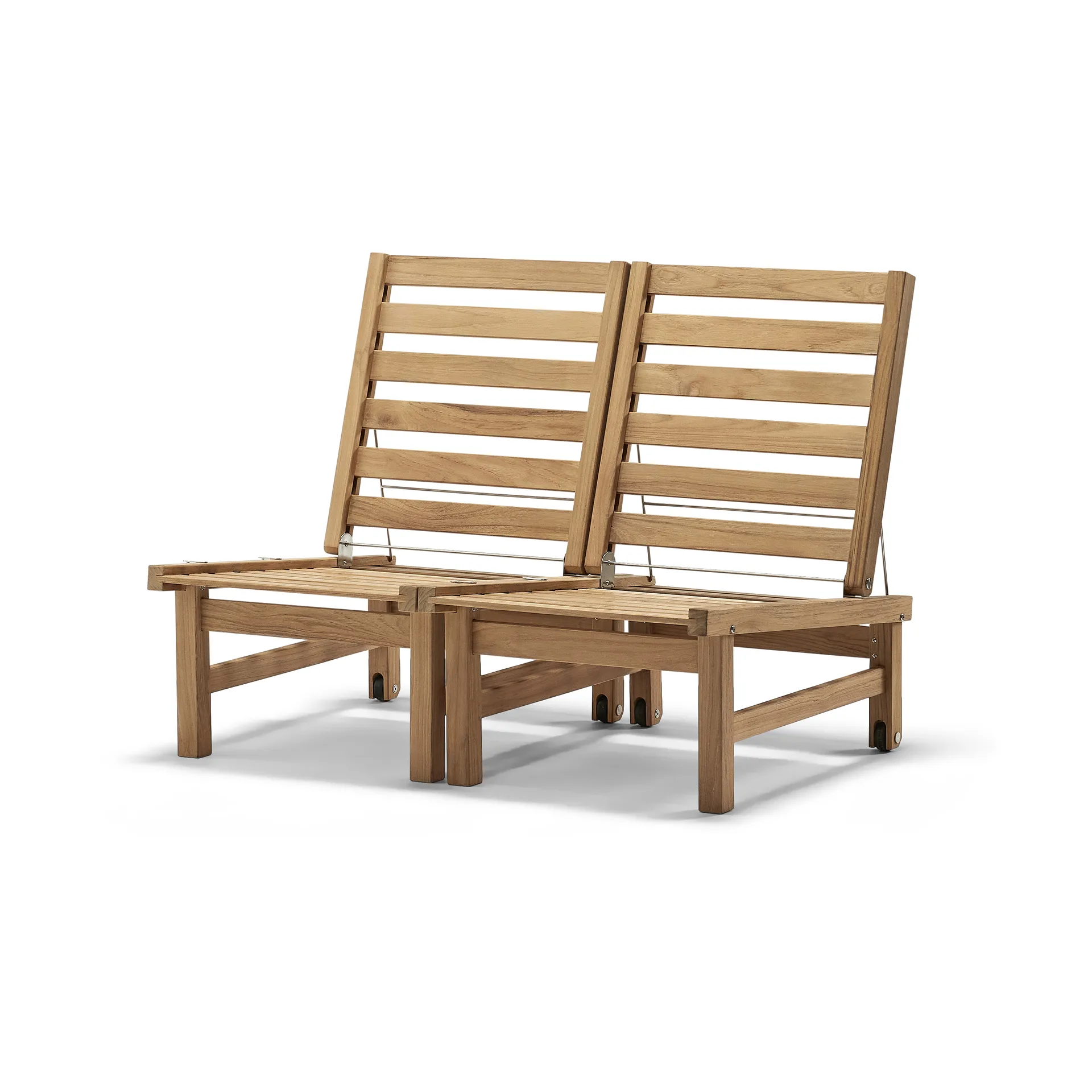 10 lænestol, Teak Fri Form