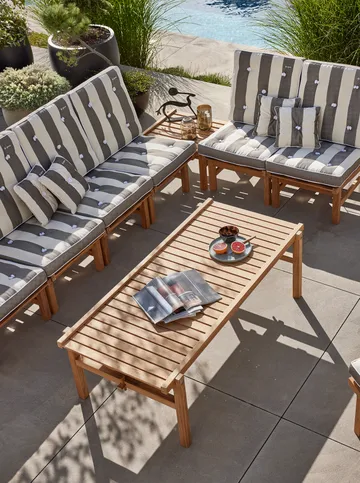 10 lænestol - Teak - Fri Form