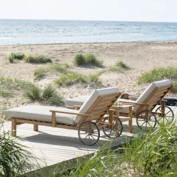 31 liggevogn - Teak, 78x171 cm - Fri Form