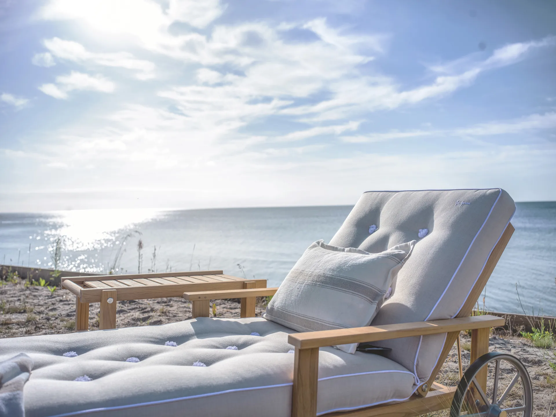 31 liggevogn, Teak, 78x171 cm Fri Form