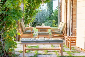 45 bænk - Teak, 135 cm - Fri Form