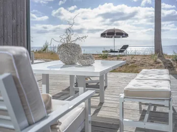 45 bænk - White, 135 cm - Fri Form