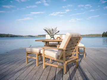 92 skammel - Teak - Fri Form