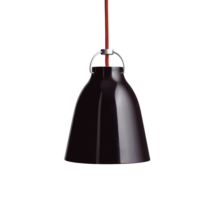 Caravaggio 1 pendel, Sort, rød stofledning Fritz Hansen