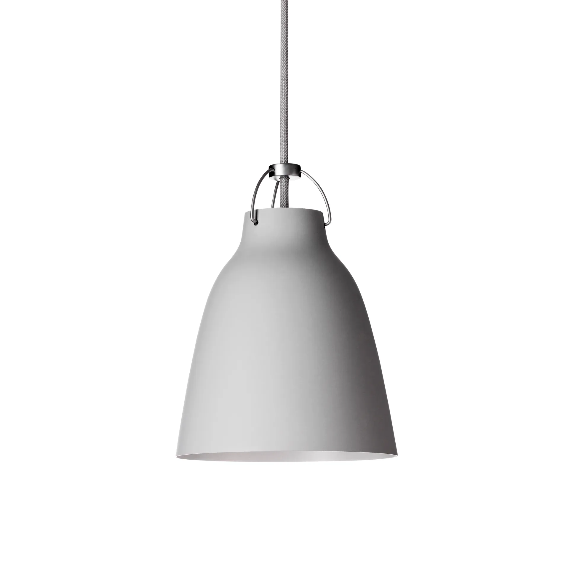 Caravaggio P1 pendel, mat, Grey25 Fritz Hansen