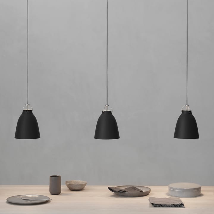 Caravaggio P1 pendel, mat, Sort Fritz Hansen