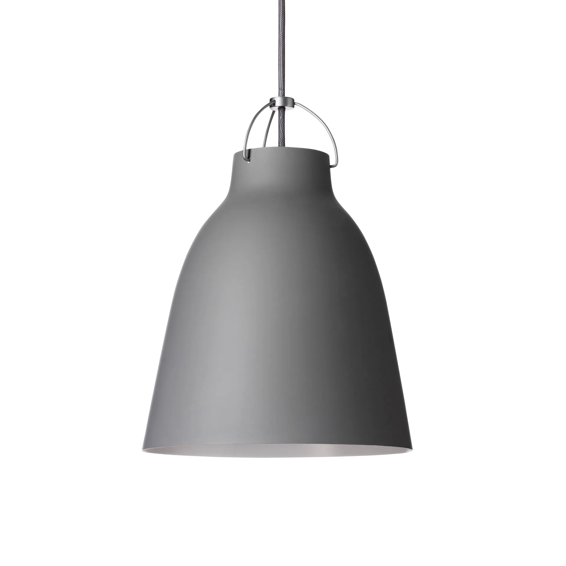 Caravaggio P2 pendel, mat, Grey45 Fritz Hansen