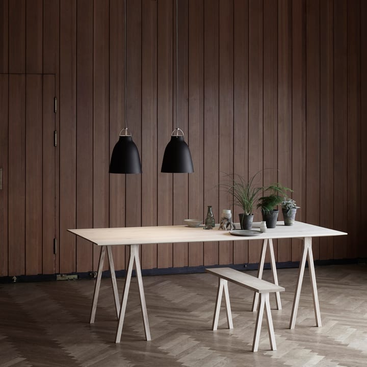 Caravaggio P2 pendel, mat, Sort Fritz Hansen