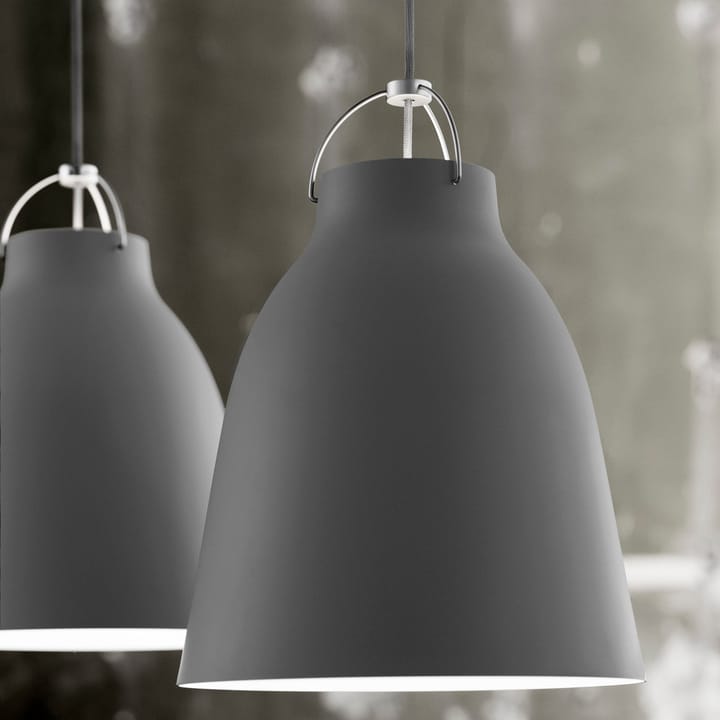 Caravaggio P3 pendel, mat, Grey45 Fritz Hansen
