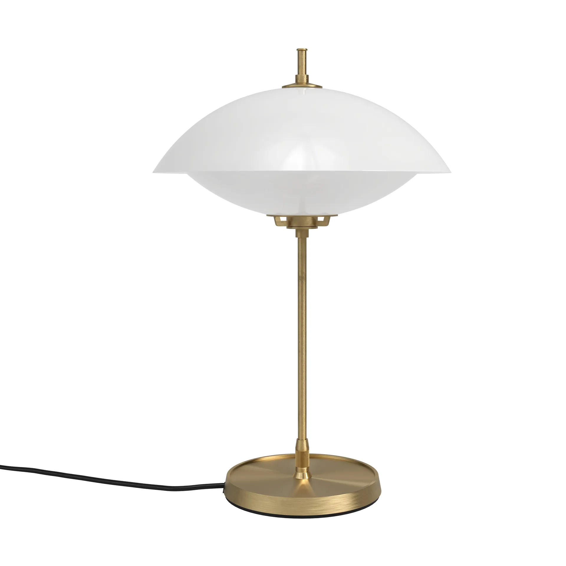 Clam bordlampe 50 cm, Opal-brass Fritz Hansen