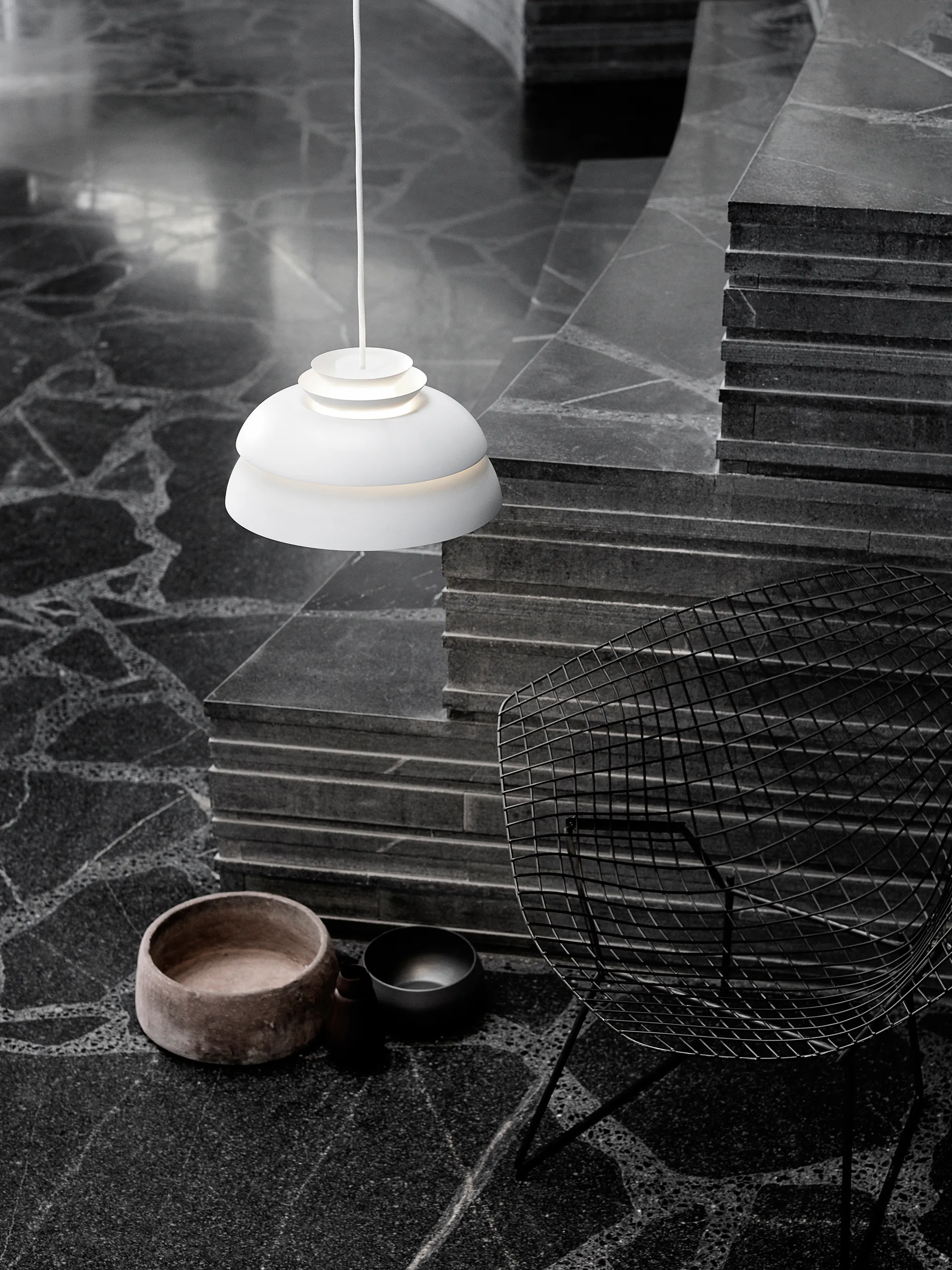 Concert pendel hvid, P1 Fritz Hansen