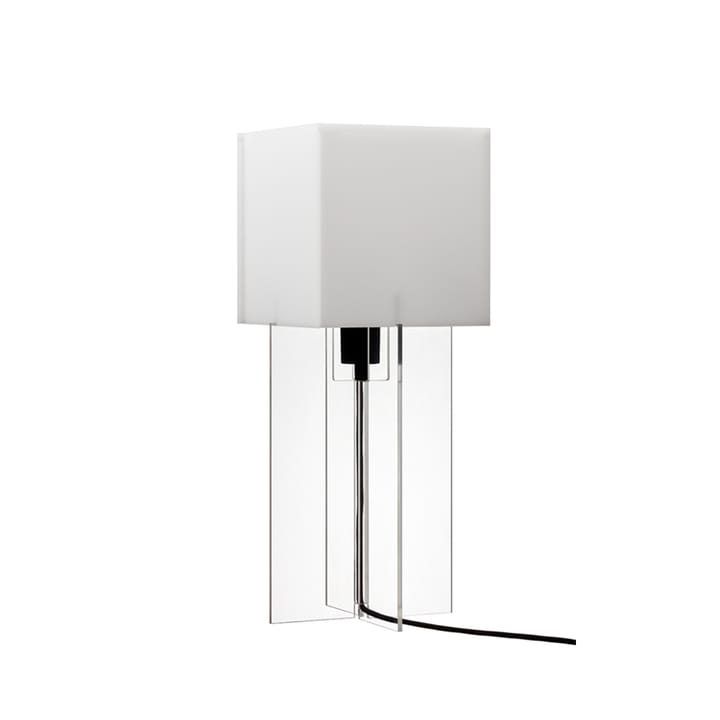 Cross-Plex T-500 bordlampe, Opal, stel i akryl Fritz Hansen