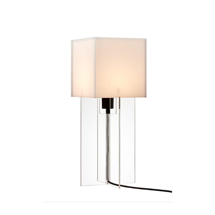 Cross-Plex T-500 bordlampe, Opal, stel i akryl Fritz Hansen