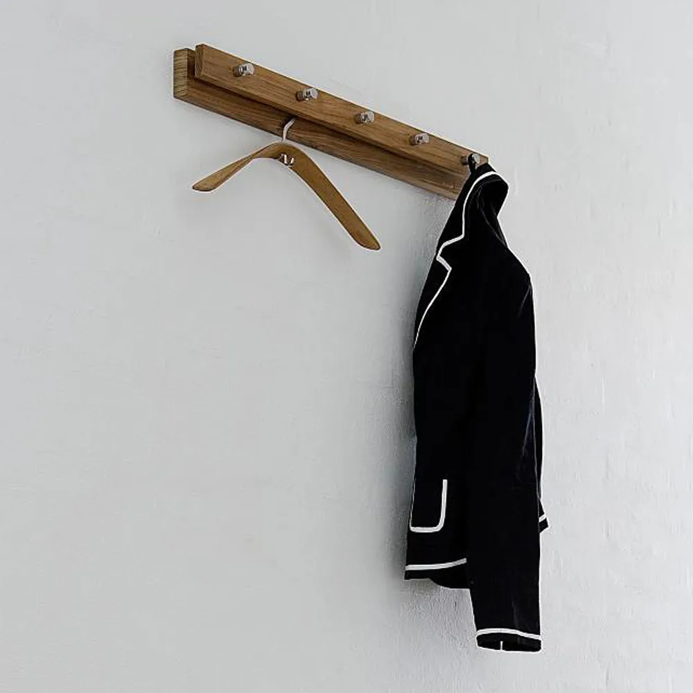 Cutter knagerække, Eg, 5 stk. knopper Fritz Hansen