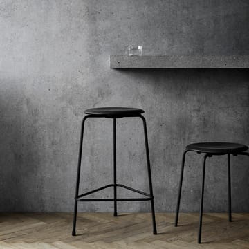 Dot skammel læder - Cowboy black - Fritz Hansen