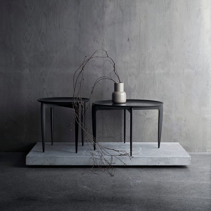 Foldable Tray Table Ø 45 cm, Sort Fritz Hansen