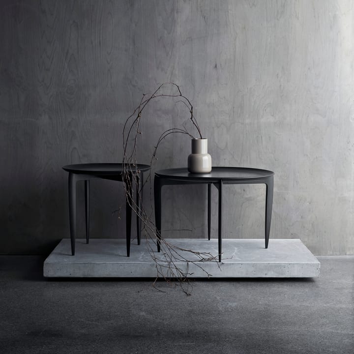 Foldable Tray Table Ø 45 cm - Sort - Fritz Hansen
