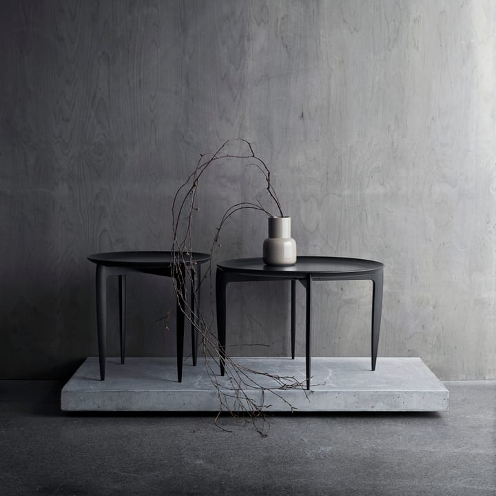 Foldable Tray Table Ø60 cm - Sort - Fritz Hansen