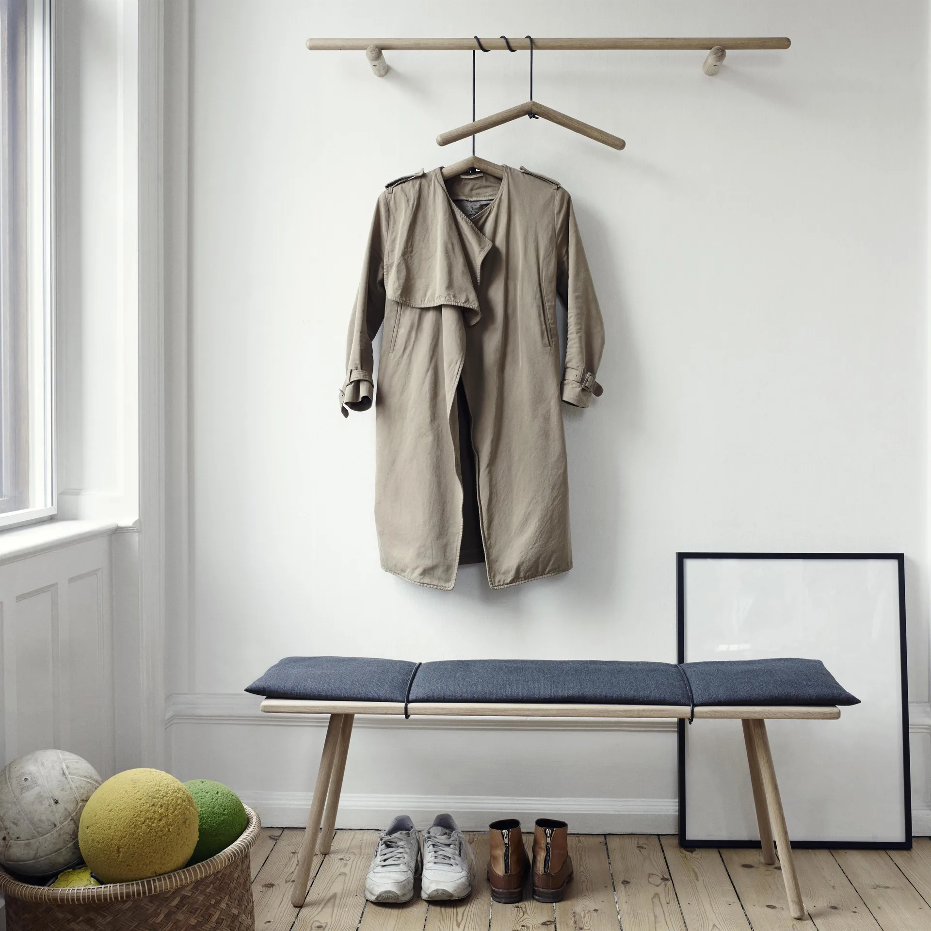 Georg bænk, Egetræ Fritz Hansen