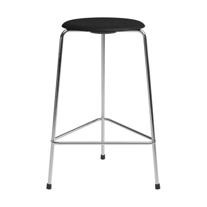 High Dot counter stool 3 ben - Sort ask-krom - Fritz Hansen