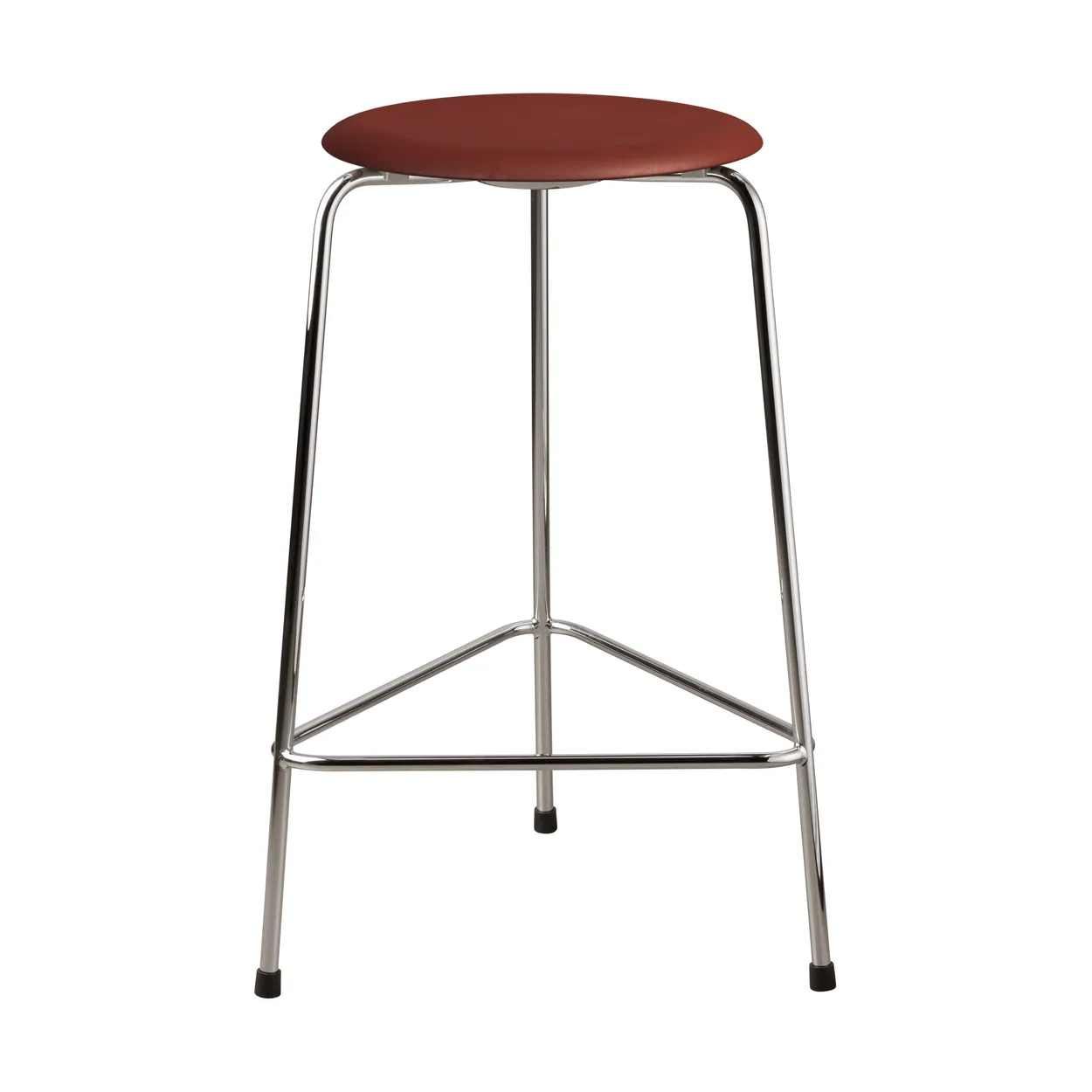 Fritz Hansen High Dot skammel læder Chestnut