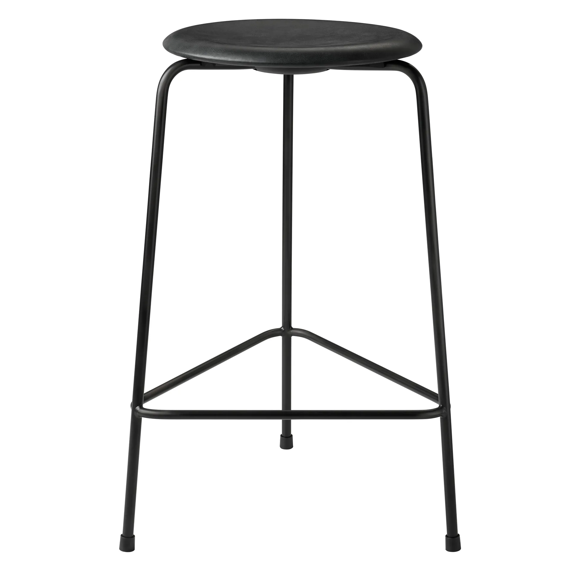 High Dot skammel læder, Cowboy black Fritz Hansen