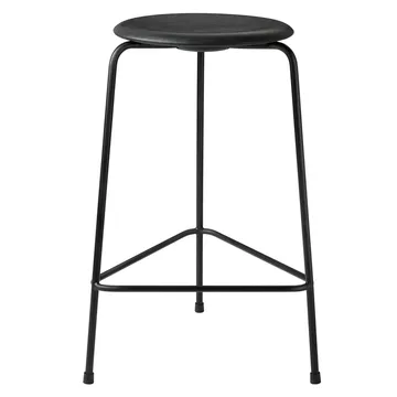 High Dot skammel læder - Cowboy black - Fritz Hansen