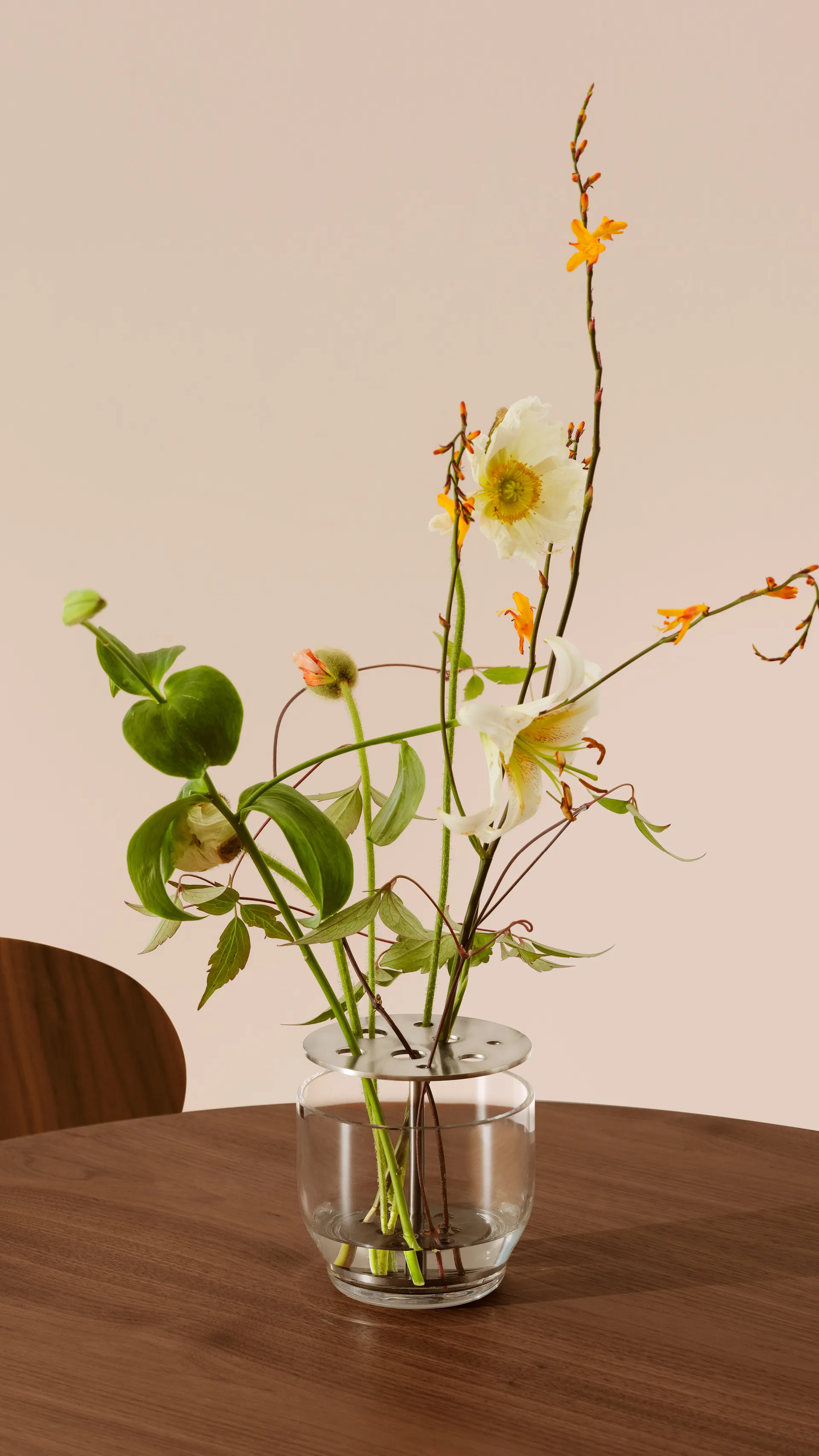 Ikebana vase rustfrit stål, Small Fritz Hansen