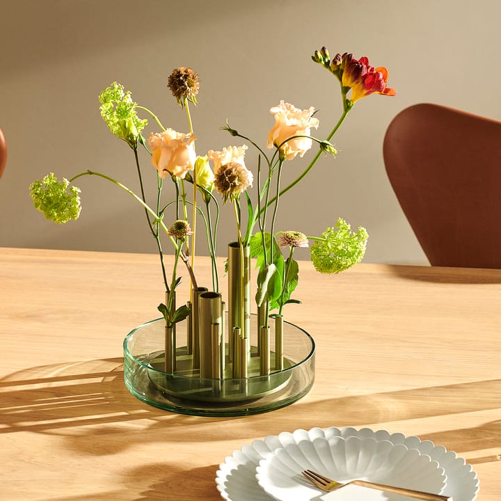 Ikeru vase Forest green, Lav Fritz Hansen