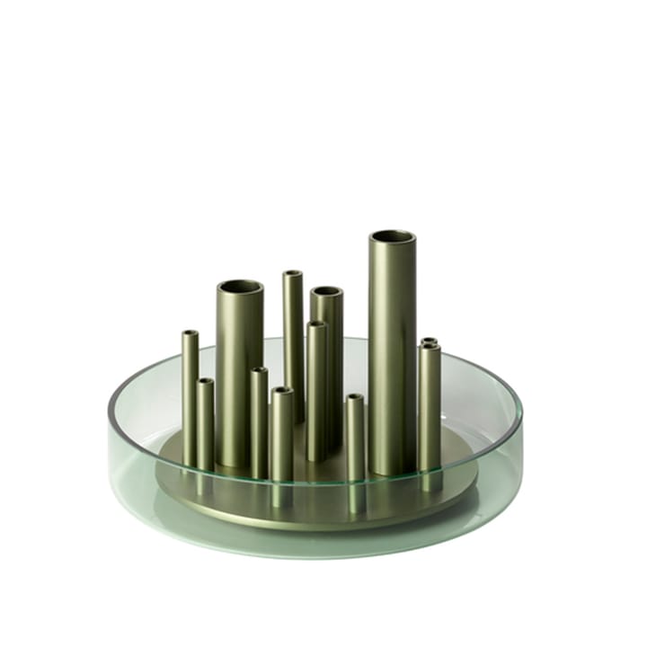 Ikeru vase Forest green, Lav Fritz Hansen