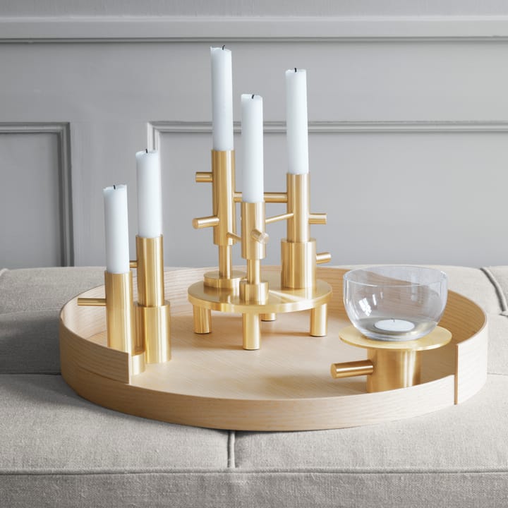 Jaime Hayon lysestage – large, Messing Fritz Hansen
